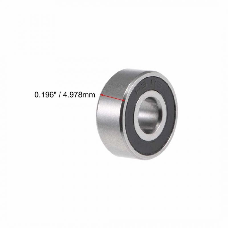 R3-2RS Deep Groove Ball Bearing 3/16-Inchx1/2-Inchx0.196-Inch Sealed Z2 Lever Bearing