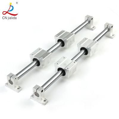 Scs8uu Sk8 Optical Axis Linear Ball Bearing Rail Guide Support CNC Set