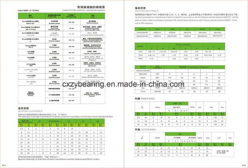 63000 Open-Zz-2RS Cixi Roller Auto Deep Groove Ball Bearing-High Performance