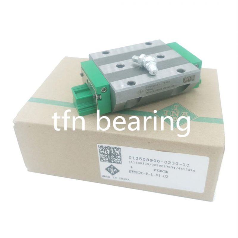 Linear Plain Bearing Unit Kwve20-B-L-V1-G2 INA Standard Carriage Four-Row Full Complement Ball Set