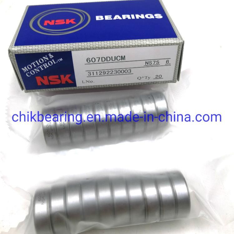 Factory Price High Speed Low Friction NSK Miniature Deep Groove Ball Bearing 604zzcm 605zzcm 606zzcm 607zzcm 608zzcm 609zzcm for Small Rotary Motors
