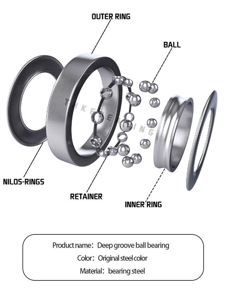 Long Life High Speed Operation Deep Groove Ball Bearing 61805-2z 61805tn-Rz 61806