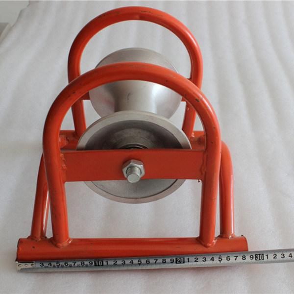 Electric Straight Line Bridge Pulley Steel Pipe Cable Roller