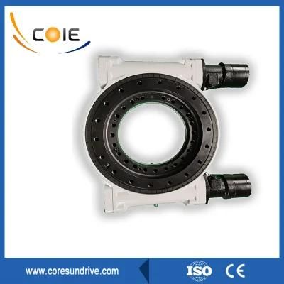 Heavy Load Dual Worm Slewing Drive, Slewing Bearing for Crane, Clean Road Equipment