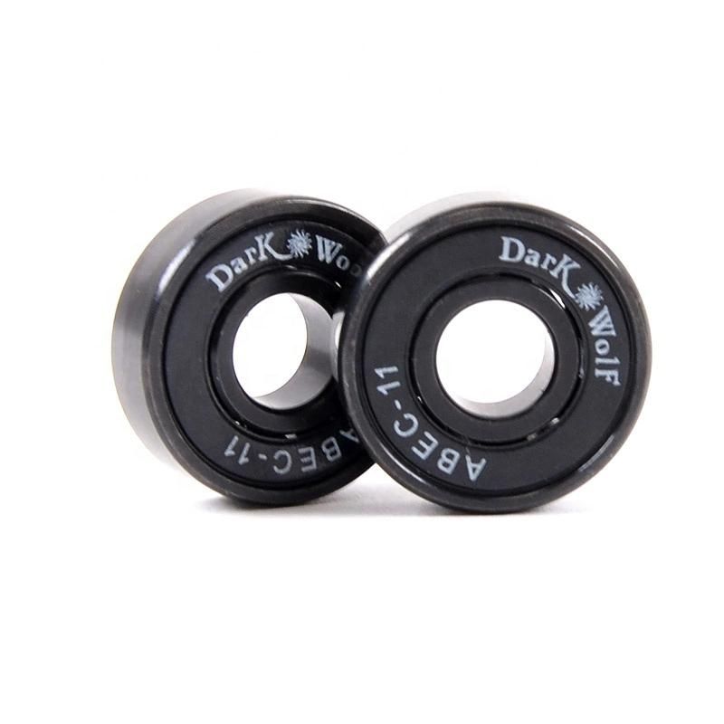 Hot Selling PRO ABEC 11 Nylon Ball Roller Retainer Black Ceramic Skate Skateboard Bearings