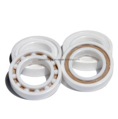 Zirconia Deep Groove Ball Ceramic Bearings Spot 6205-2RS 25X52X15 mm