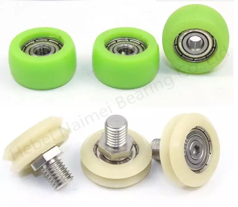 Cheap Price UPVC Aluminium Roller U Groove V Groove Bearing 14mm 16mm Sliding Door Roller with 625 Bearings