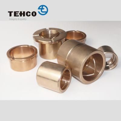 OEM Customized High Precision CNC Machining Copper Bronze Brass Bushings with Various Kinds of Oil Groove for Crane Electromotor