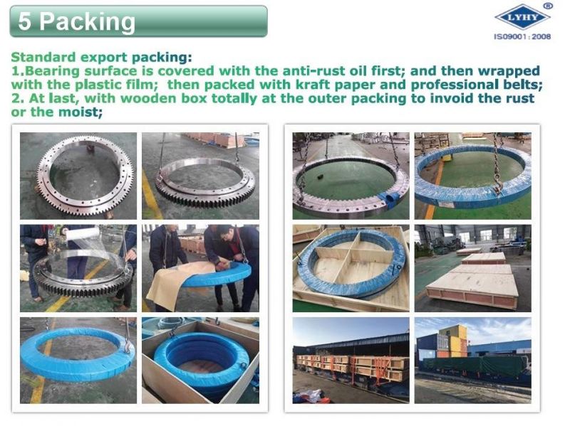 Flange Type Turntable Bearing I. 505.20.00. C Internal Gear Slewing Bearings I. 650.20.00. C