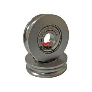 U Groove 608zz Deep Groove Steel Ball Bearing Roller Wheel Pulley for Sliding Window Furniture