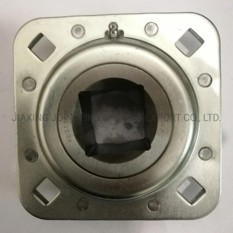 Fd211rka, Fd211rkb Hex Socket Bore Heavy Duty Agricultural Machinery Bearing with Stamping Housing, High Quality Relubricable Farm Machinery Bearing Housing