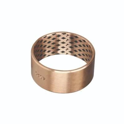 Automobile parts Wrapped bronze CuSn8P bearings with graphite