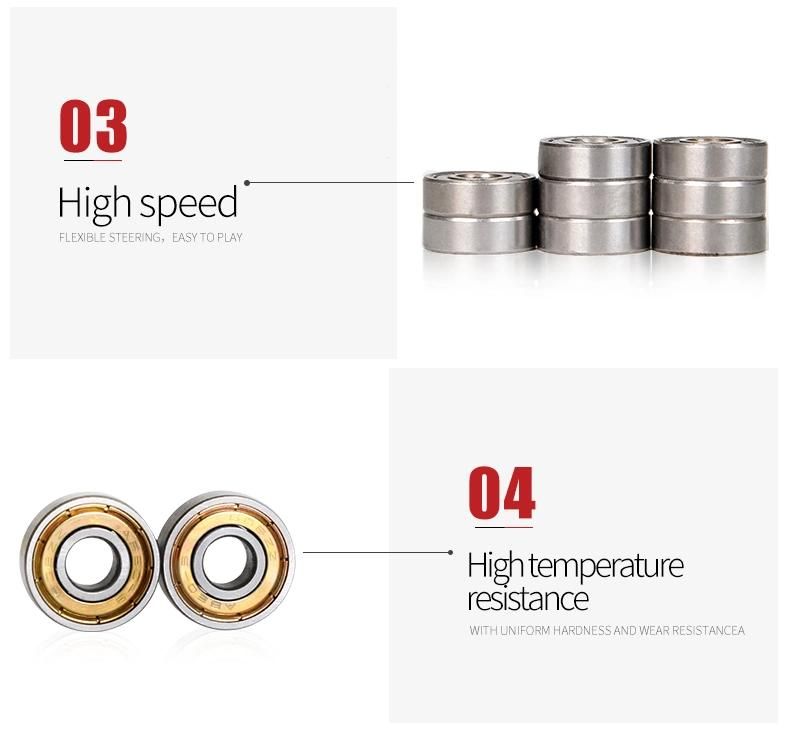 Deep Groove Ball Bearings ABEC-11 Deep Groove Ball 608 Skateboard Custom Roller Skate Bearings