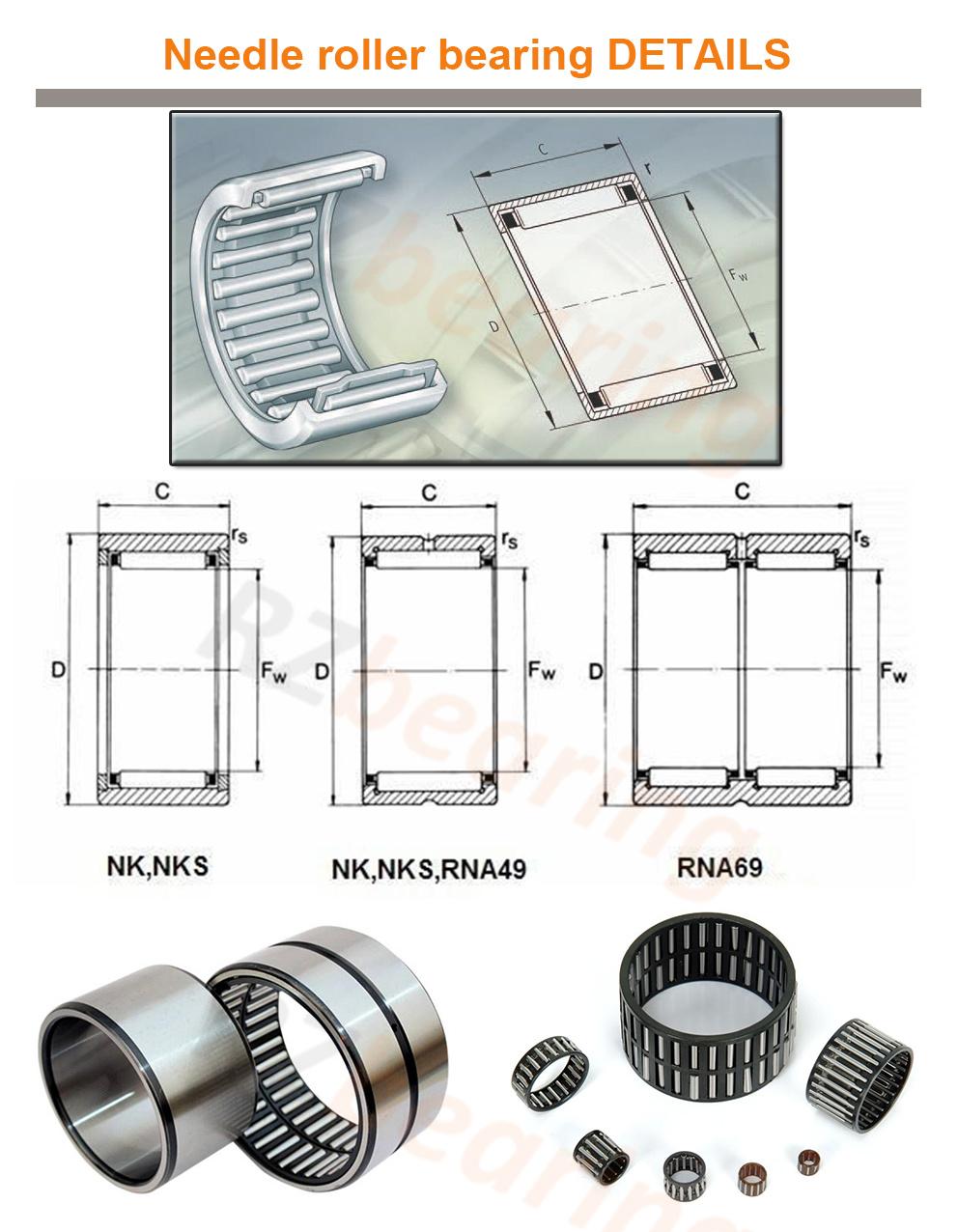 Bearings Motorcycle Parts Auto Parts Needle Roller Bearing HK0609 for Instrument Table Accessories