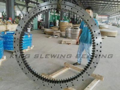 CT 345c Excavator Slewing Ring Bearing with Internal Gear, Gear Quenching