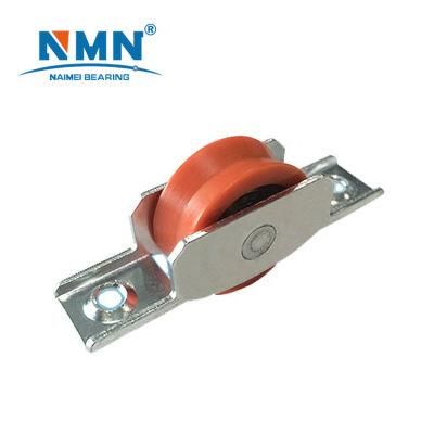 Single V Groove Nylon Window Roller Bearing Pulley Wheel Sliding Window Wheel Aluminium Roller