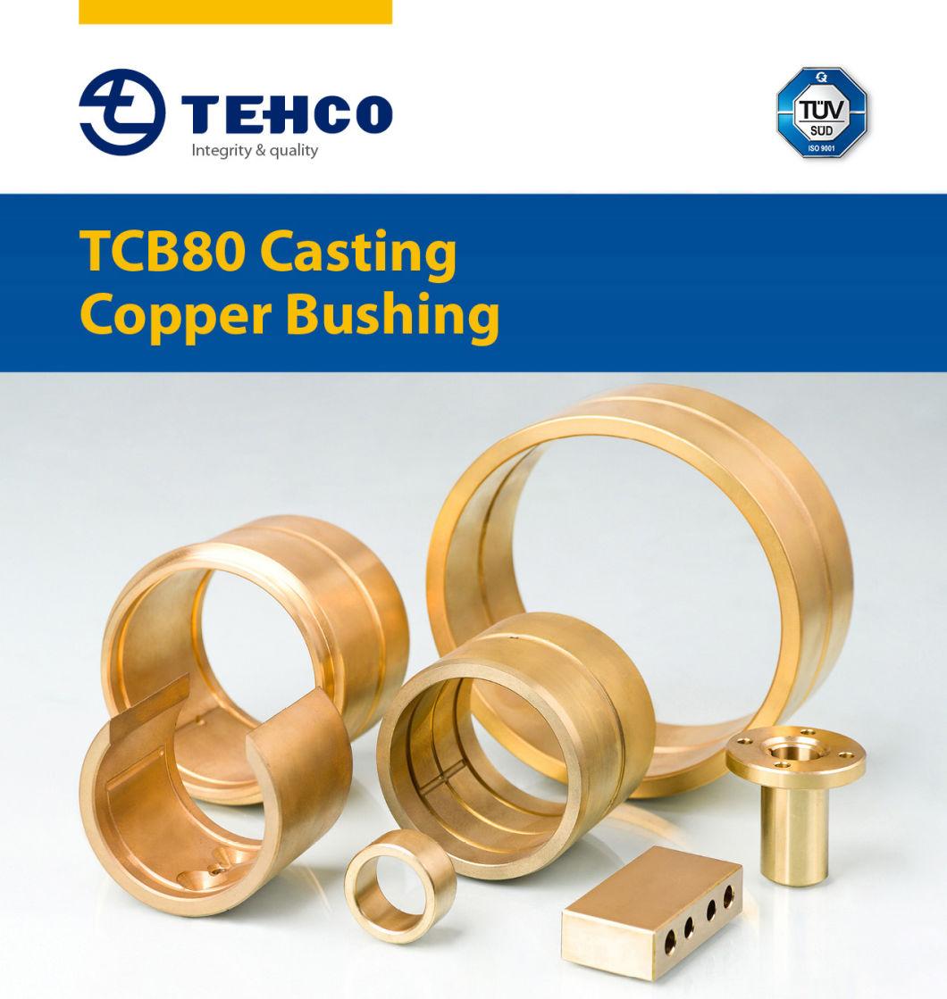 Solid Bronze Ring Sleeve Bearing Flange