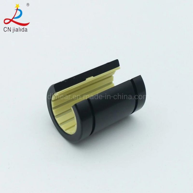 3D Printer Polymer Bushing Bearing Oilless Open Anodized Aluminum Adapter Plastic Linear Plain Bearing (OJUM-01-10-12-16-20-25-30-40-50)