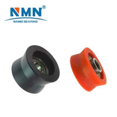 Manufactory Wholesale U Groove Window Sliding Gate Plastic Flat Pulley Wheel