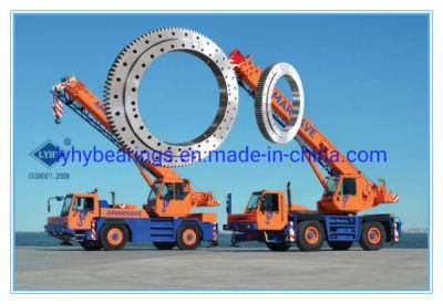 Four Point Contact Ball Swing Bearing Slewing Bearing for Crawler Crane (QW1120.32)