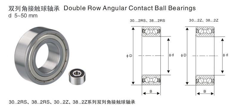 3803 3804 3805 3806 Double Row Ball Bearing