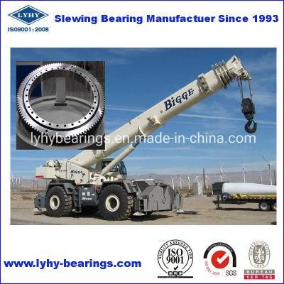 Four Point Contact Ball Turntable Bearing Slewing Ring Bearing Gear Swing Bearing for Telescopic Truck-Mounted Crane Slewing Bearing