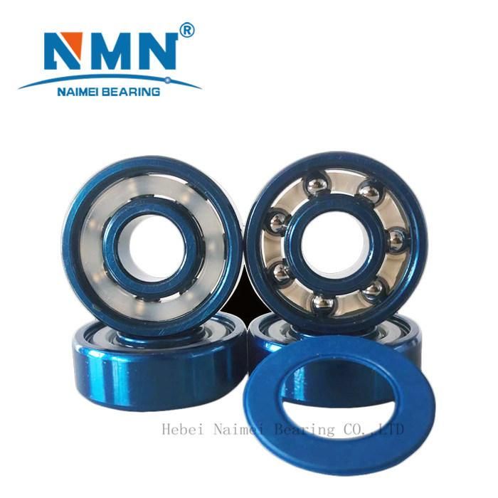 High Temperature Resistance Wear Resistance Hybrid Ceramic Ball Bearings 608 2RS Zz for Instrument and Meters