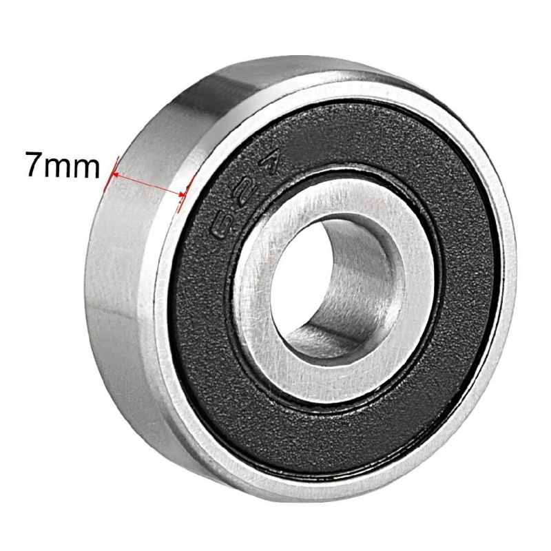 627-2RS Deep Groove Ball Bearing Double Sealed 7mm X 22mm X 7mm Chrome Steel Bearing