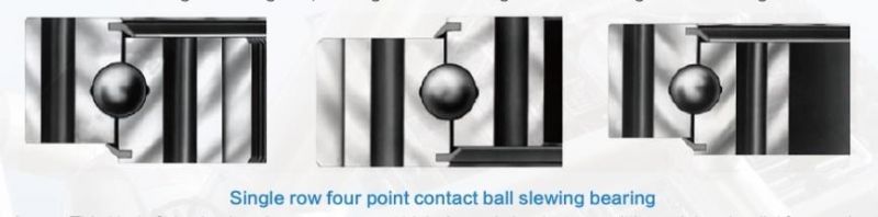 Zys Single-Row Four-Point Contact Ball Slewing Bearing 012.60.2000 for Hoisting Device