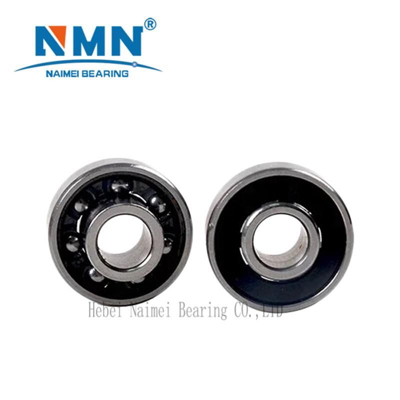 625 Carbon Steel Bearing High Friction POM Plastic Ball Bearings U-Shaped Rubber Bearing 625 Zz 2RS 5*16*5mm Miniature Ball Bearing