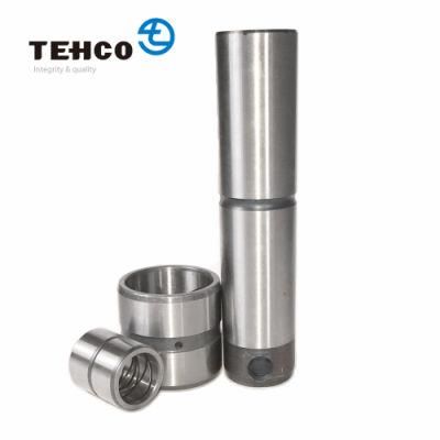 TEHCO 40Cr Steel Bucket Pin with Hardness to Customize for Excavator and Construction Machine with High Frequency Heat Treatment