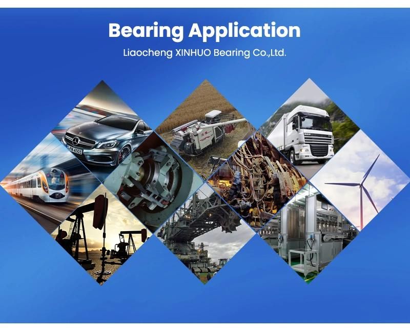 Xinhuo Bearing China Angular Contact Ball Bearing Factory Custom Auto Bearing Gcr15 Double Row Angular Contact Ball Bearing