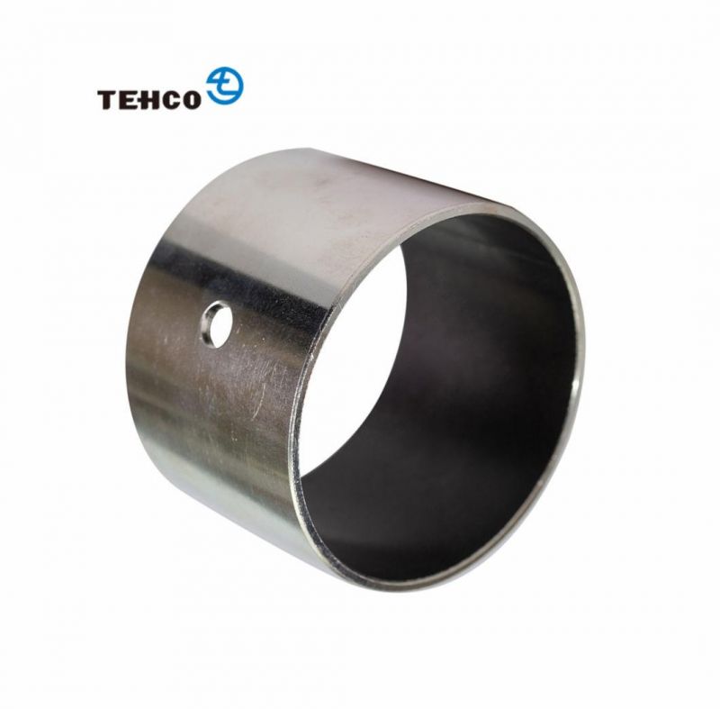DU Oilless Self-lubricating Multi Layer Bushing Made of Steel Backing Bronze Powder and Black PTFE Good Performance for Woven.