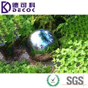 Decorative Garden Steel Ball 12&quot; Gazing AISI304 Hollow Ball