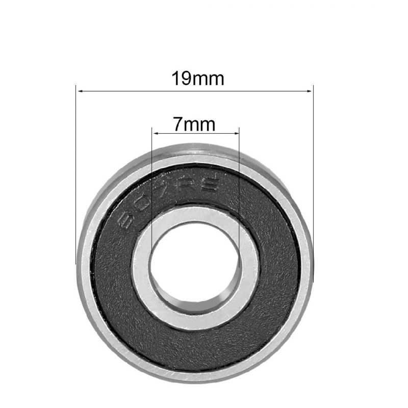 607RS Deep Groove Ball Bearing Single Sealed 7mm X 19mm X 6mm Chrome Steel Bearing