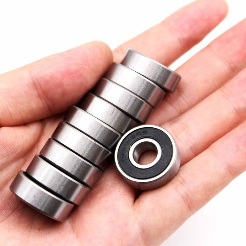 Steel Stainless Deep Groove Ball Bearings 608 2RS Motorcycle Ball Bearing