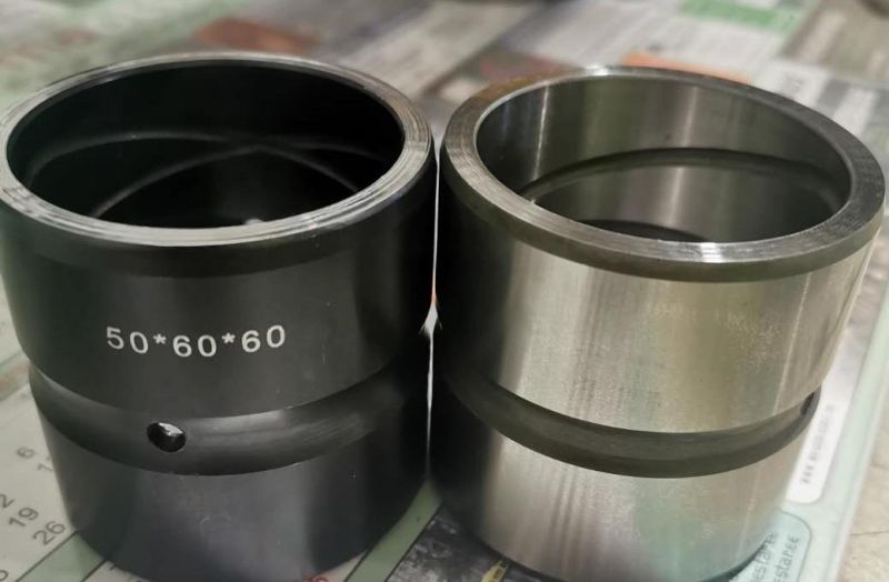 Excavators Cranes Bushing Cross Oil Groove Steel Bearing C45 And 40Cr Material Steel Bearing