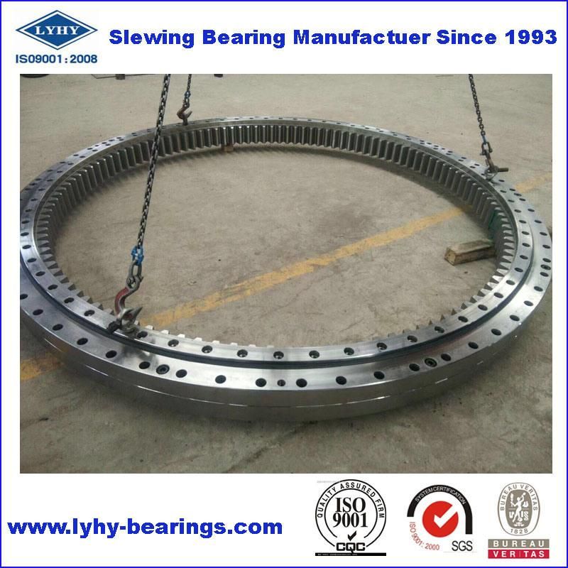 Lyhy Double Row Ball Slewing Bearings Slewing Ring Bearings with Internal Teeth VI125b01