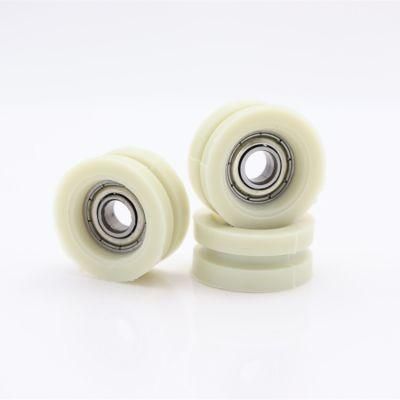 Plastic Nylon Pulley Roller 625 Zz PU Material Roller Wheels