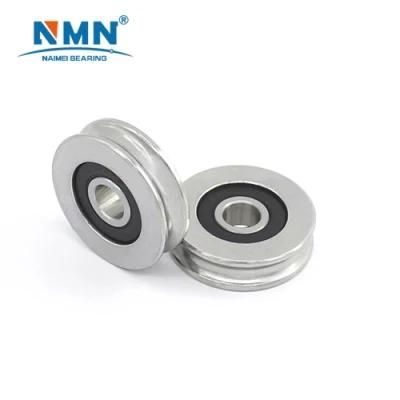 420 Stainless Steel Full Metal Pulley 608 RS Bearing with Size 8*31.5*8.5 mm for Tractor