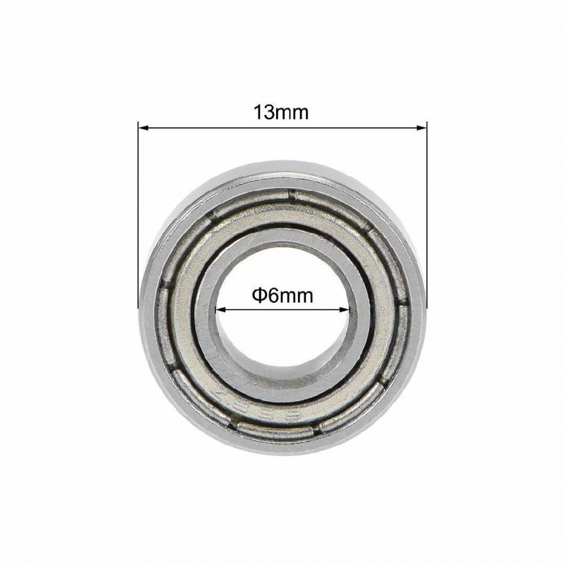 686zz Deep Groove Ball Bearing Z2 6mm X 13mm X 3.5mm Double Shielded Chrome Steel