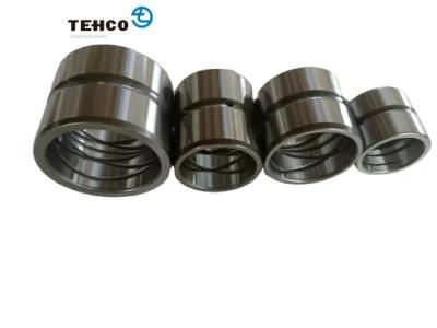 Excavator Steel Cross Oil Grooves Bear Bushing Made of C45/GCr15 High Carbon Steel with Heat Treatment of Improved Hardness Bush
