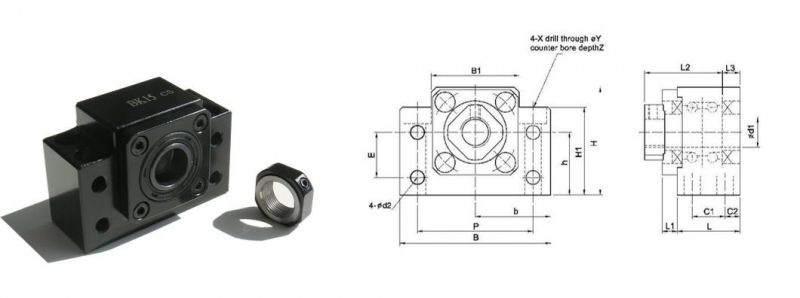 Factory Direct High Precision Bearing Housing for Ball Screw