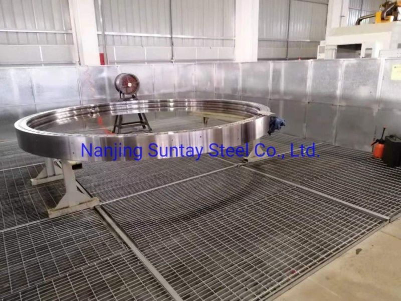High Accuracy Steel Crossed Roller Slewing Bearing with Pinion for Heavy Equipments