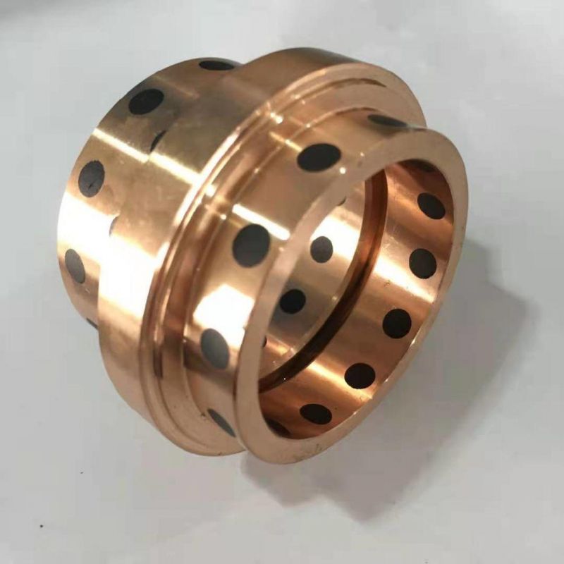 Lubrication Excavator Bronze Oilless Plain Bushing