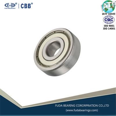 Low Noise and Fast Speed Deep Groove Ball Bearing 6201-zz