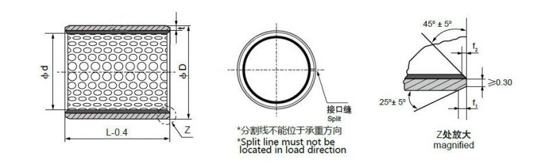 Composite Oilless Bimetal Bearing Bush Custom Made