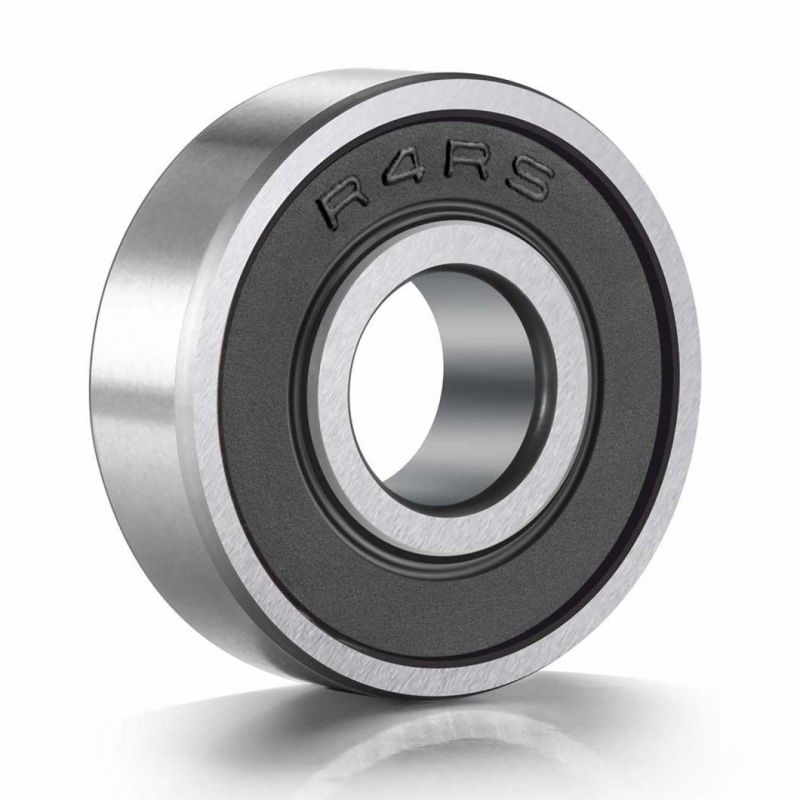 R4-2RS Micro Bearing 1/4” X 5/8” X 0.196” Deep Groove Bearing Double Rubber Sealed Bearings for Wheels Electric Motor Applications