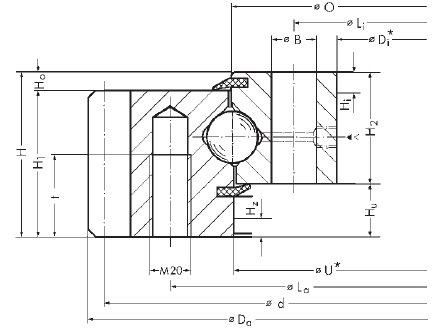 Swing Bearing with Exterbal Gear Teeth Bearing 061.25.1155.500.11.1503 Slew Ring Bearing Ball Bearing for Truck Crane Slewing Bearing
