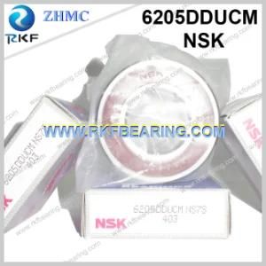 Japan NSK 6205dducm Deep Groove Ball Bearing with Rubber Seals